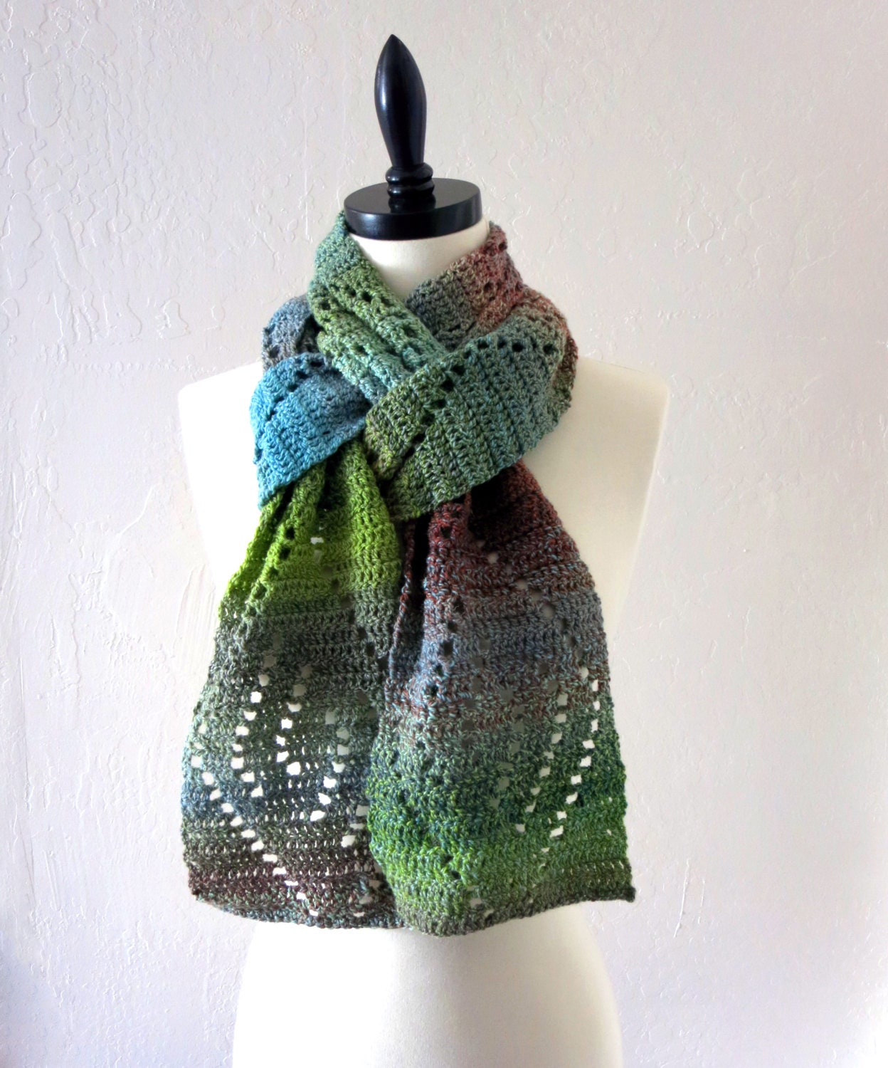 crochet simple lace pattern scarf Crochet Lace CrochetEverAfter by Pattern Scarf Crochet Wave