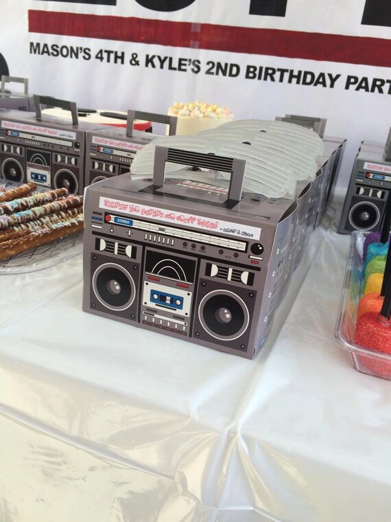 Boom Box Stereo Favor Boxes 6