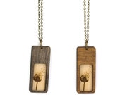 Dandelion Necklace - Handmade - Laser Cut - laser cut jewelry