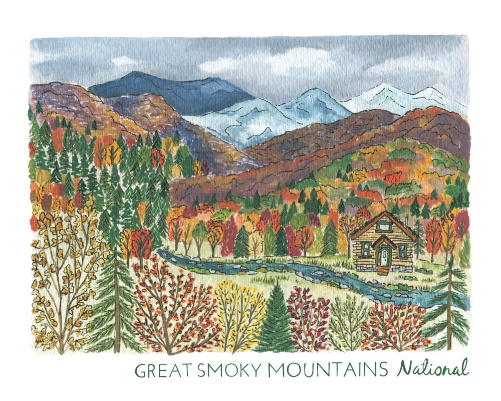 Great Smoky Mountains Art Print