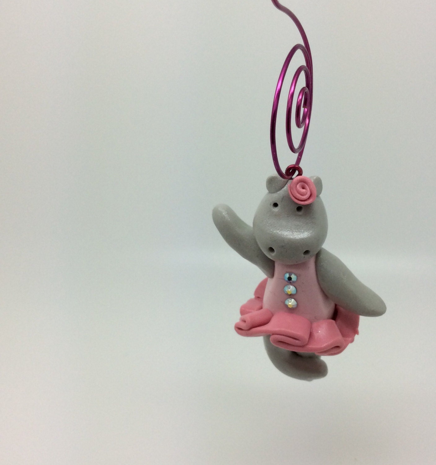 hippo ballerina christmas ornament polymer clay by ornemental hippo ballerina christmas ornament polymer clay by ornemental