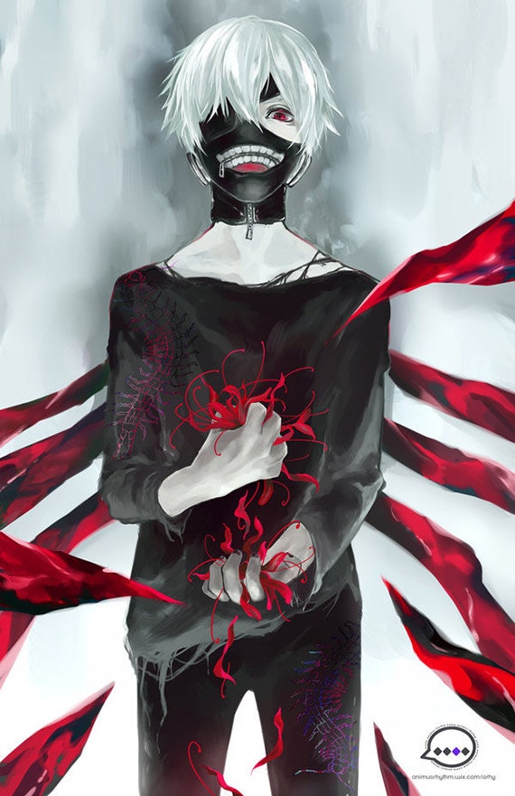 Tokyo Ghoul: Ken Kaneki High Quality Poster by Animusrhythm