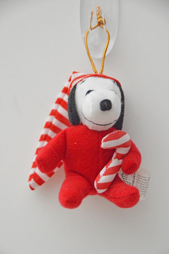 christmas snoopy plush