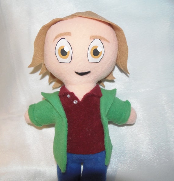 Gabriel Plush Doll Inspired by the show Supernatural by RaeVan87