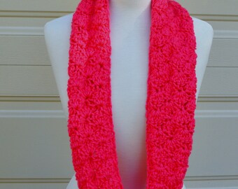 Popular items for neon pink scarf on Etsy
