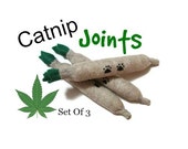 Cat Toys - Felt Catnip Joints - Set Of 3 Cat Toys - Felt Catnip Joints - Set Of 3