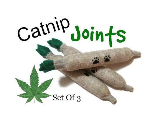 Felt Catnip Joints - Set Of 3