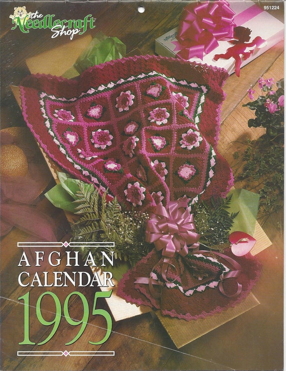 Afghan Calendar 1995 The Needlecraft Shop Crochet Pattern