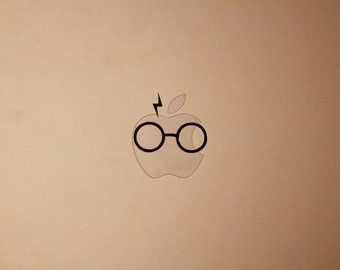 Harry Potter Inspired Decal - Glasses and Scar - iPhone, iPad, Macbook