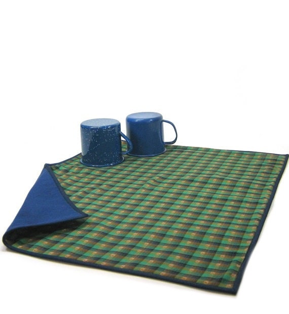 Small dish drying mat Camping kitchen cloth by HereAtSmallGoods