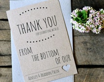 Popular items for newlywed thank you on Etsy