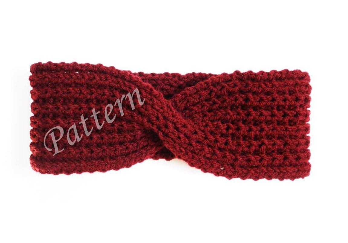 PATTERN Knit Headband Ear Warmer