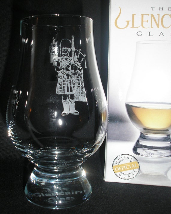 Scottish Piper Frontal Glencairn Scotch Whisky Tasting Glass