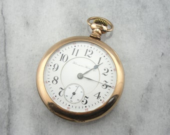 1903 Gold Filled Dueber-Hampden Watch Company Men's Pocket Watch ...