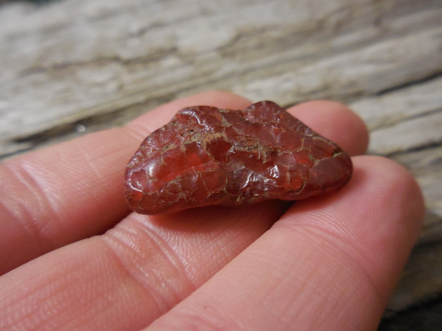 Rough Blood Red Fire Agate Carnelian Agate of the Northwest