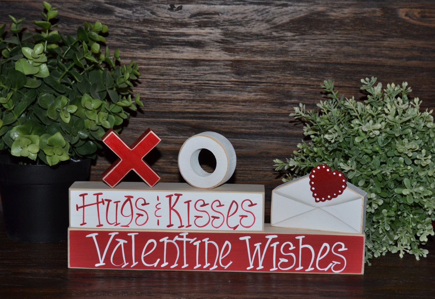xoxo letter sign Hugs XOXO Love and Set Wishes Letter Kisses Block Valentine