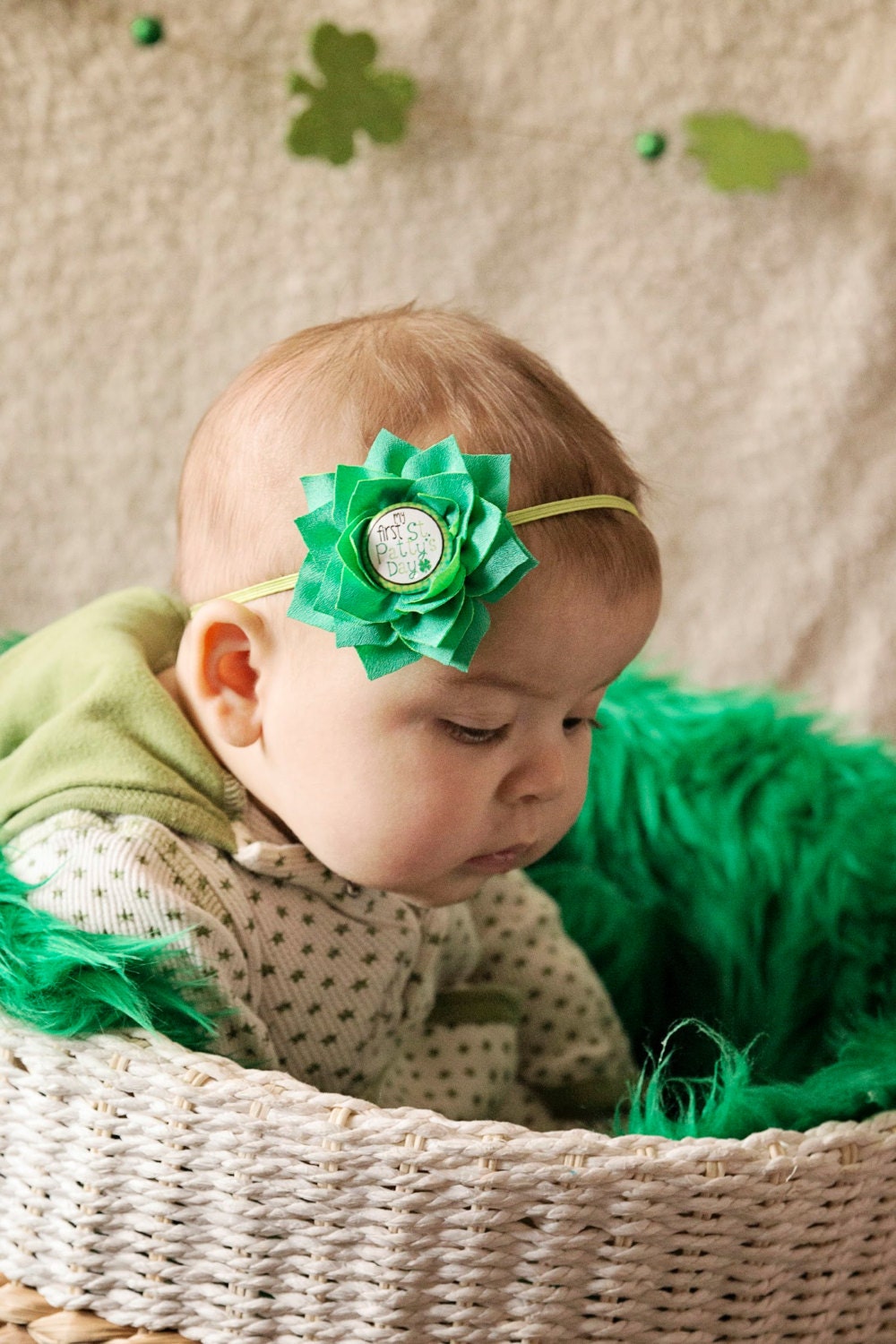 st pattys day bow tie