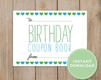 Handmade coupon book for husband