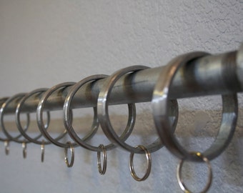 Curtains Ideas curtain rod and rings : Industrial Curtain Rings Curtain Rings Steel Curtain Rings