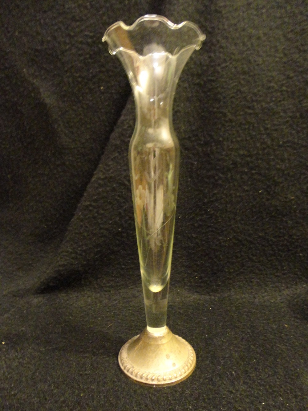 Sterling Silver And Crystal Bud Vase Free By Castlestreasures 9853