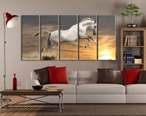 Popular items for horse art canvas on Etsy