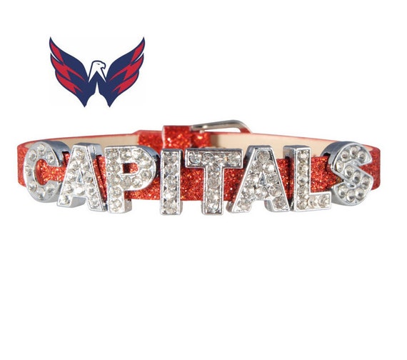 Washington Capitals Bracelet Hockey by AMRjewelryboutique on Etsy