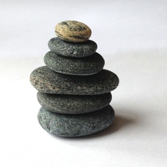Mindfulness Meditation Stones Rock by IHeartRocksAndStones on Etsy