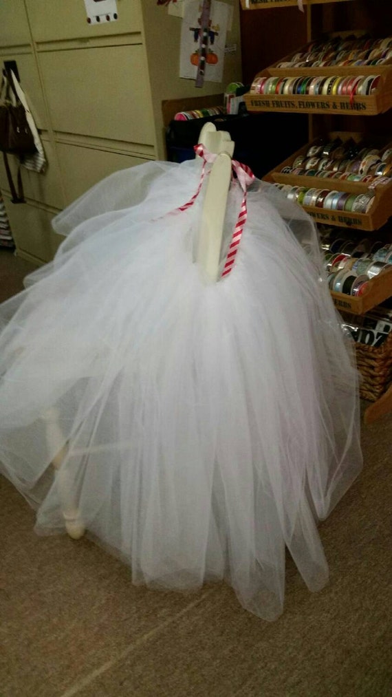 50in white tulle christmas tree skirt 50in white tulle christmas tree skirt
