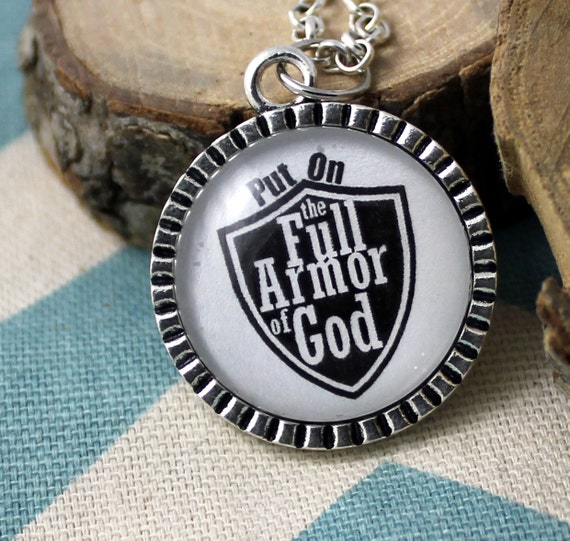 Armor of God Pendant Necklace Ephesians 6 Put on the full