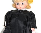 Madame Alexander Doll - Graduation - Miniature Showcase - Graduation 307 - Vintage Doll - Graduation Cap and Gown - Blue Dress -New York, NY
