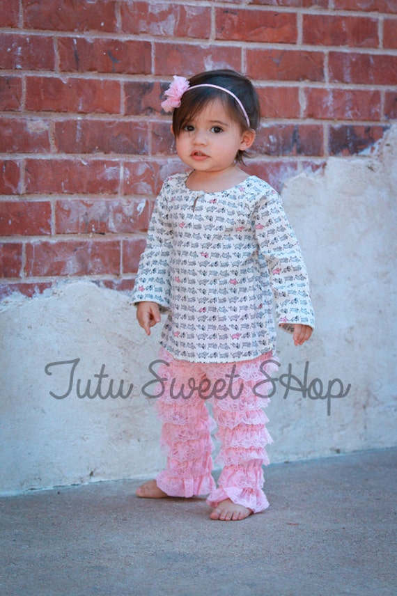 Baby Lace Pants Light Pink Baby Girl Little by