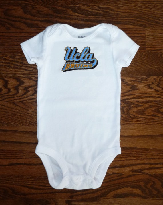 Embroidered Baby Onesie UCLA by LuluPopRox on Etsy