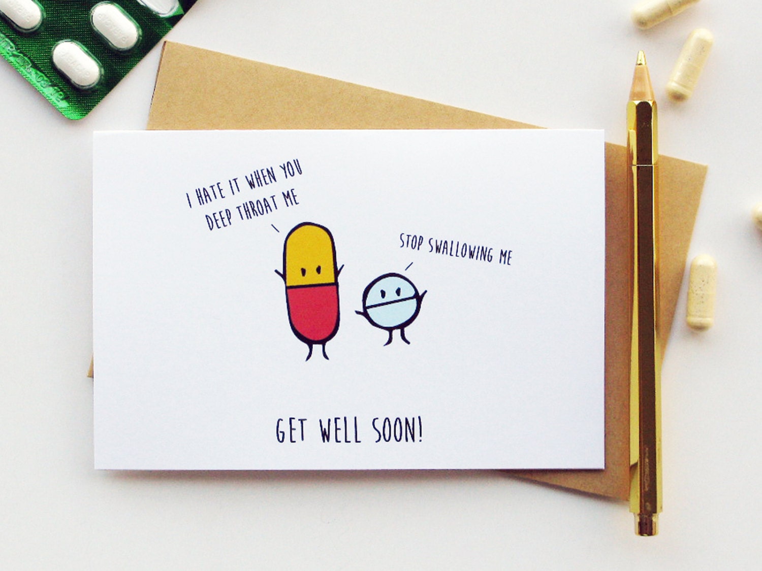 Get Well Soon Cardsympathy Cardget Well By Nocturnalpaper 