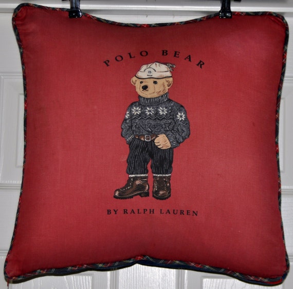 Ralph Lauren Polo Bear Throw Pillow