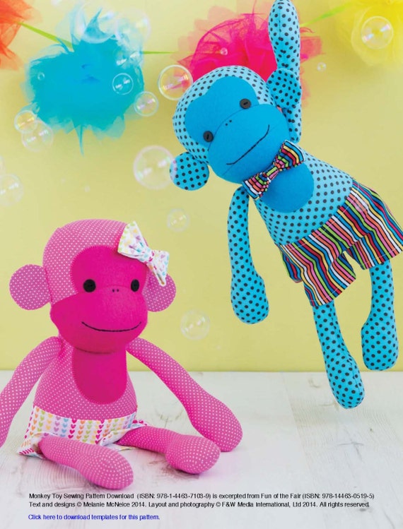 monkey sewing patterns