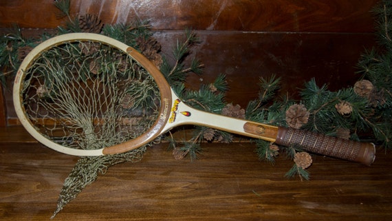 Tennis Racket Repurposed to a Fine Fishing Net