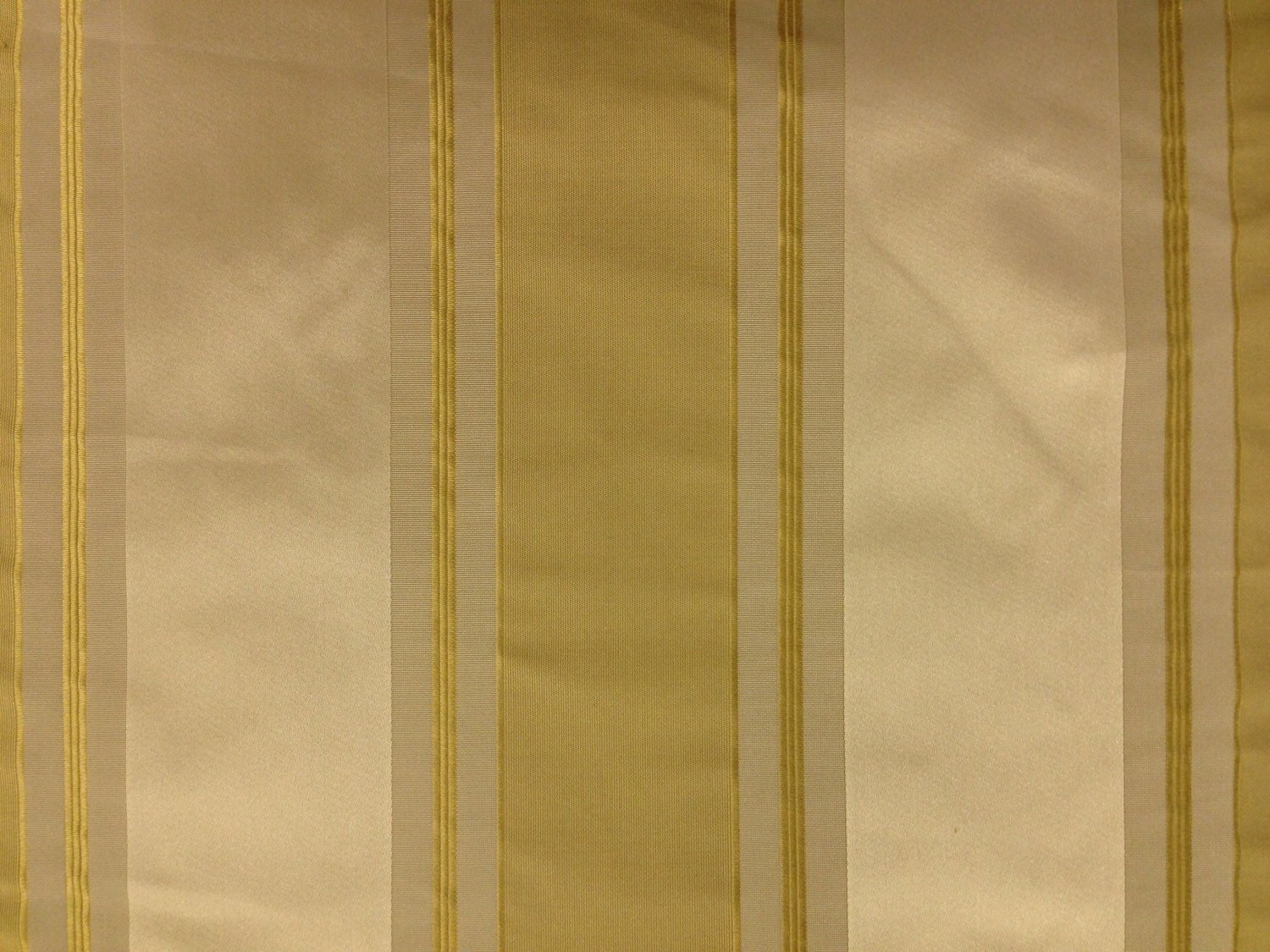 Soft Gold Silk Fabric Stripe Silk Designer Silk Home