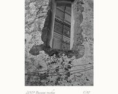 Original photo printing - Fine Art Photography - Posters - Italy - church - black and white - 2009 Bussana vecchia - Limited Edition 1/10