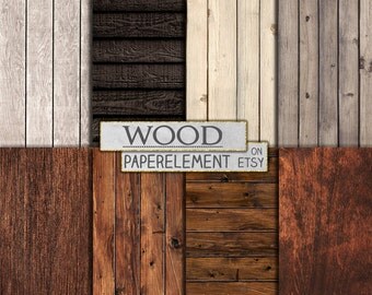 Rustic Wood Digital Paper: Wood Backdrop, Printable Wood Digital Background, Wood Scrapbook Paper 12x12, Wood Background Instant Download