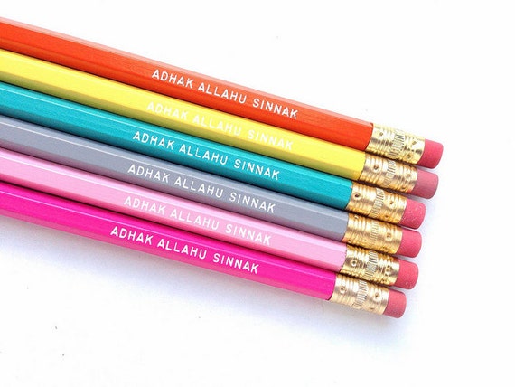 meaning stationery set DUA Pencil by SMILE muslamb Set SALE on Etsy