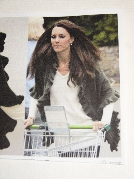 kate middleton green shawl