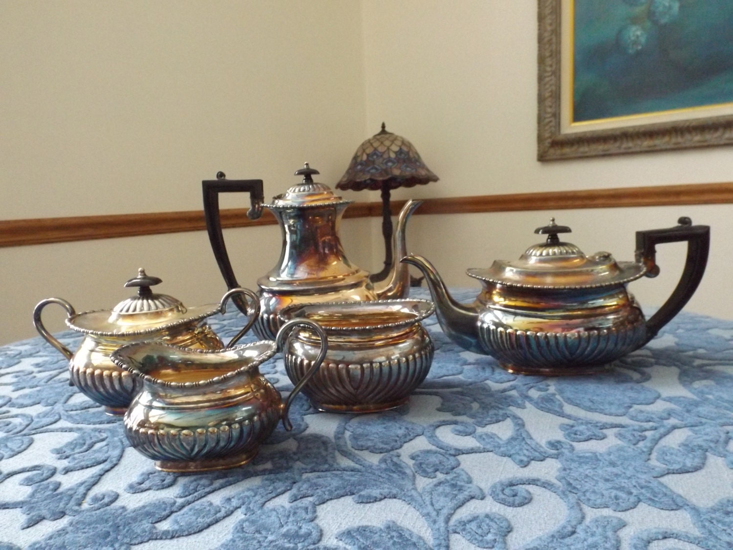 Silver plated tea and coffee set by trade Mark by HuntWithJoy