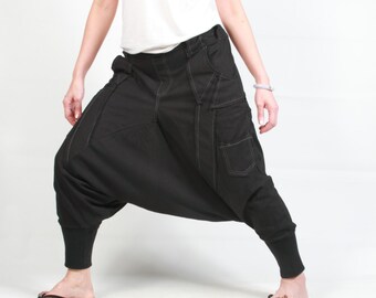 Ninja pants new design black cottonunisex pants by smileclothing