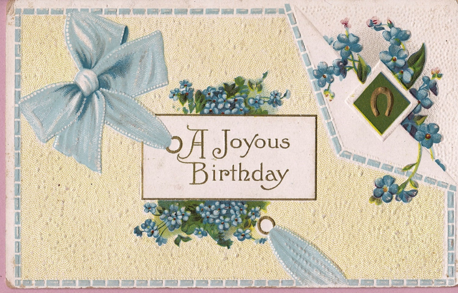Ca. 1912 Embossed Victorian Birthday by PecanHillPostcards on Etsy