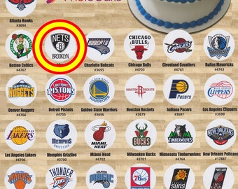 Brooklyn Nets NBA BASKETBALL TEAMS - Edible Image Cake ...