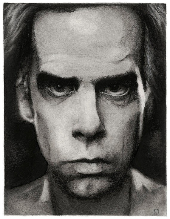 Nick Cave Portrait Print 11x14