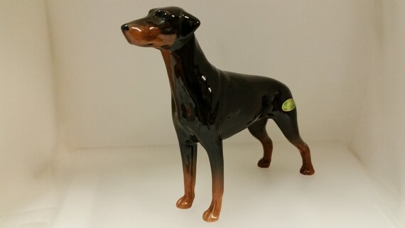 doberman pinscher figurines and statues