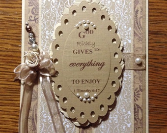 Handmade 3D Multi Layered Elegant Anniversary Card