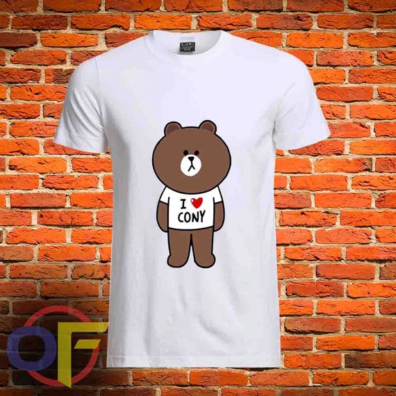 cony and brown t shirt