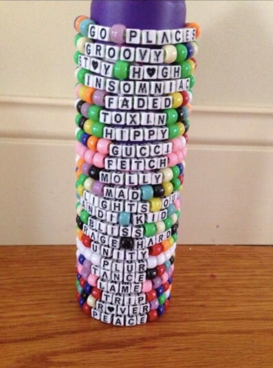 rave kandi words ideas